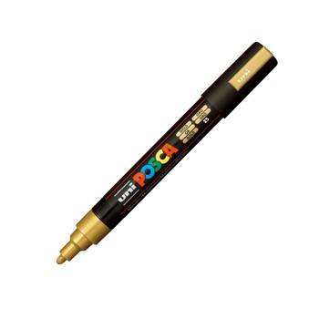 Marcatore uni posca pc5m p. Media 1,8-2,5 mm oro