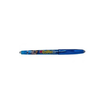 Penna Cancellabile Ricaricabile Me Contro Te con tappo - Blu 2