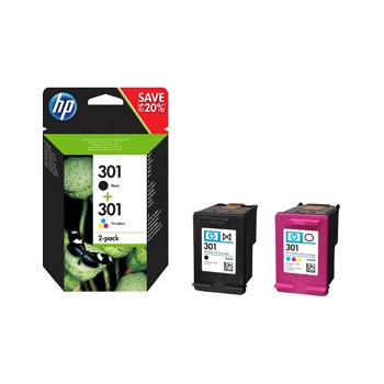 Multipack Cartucce HP 301 nero + colore