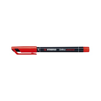 Pennarello stabilo ohpen 841 permanente superfine rosso