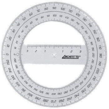 Goniometro 360°/400° 12cm Pool Over Architetto