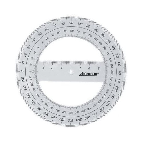 Goniometro 360°/400° 12cm Pool Over Architetto