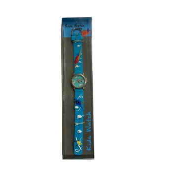Orologio da polso Kids Watch - Celeste con aeroplanini