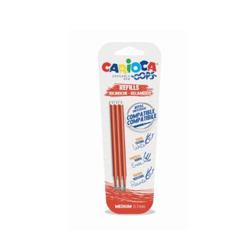 Refill Universal Rosso Cf. 3pz Carioca Oops -...