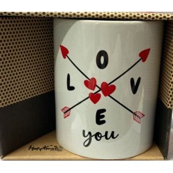 Tazza Love - Love you con frecce