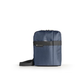 Tracolla City bag job in tessuto tecnico - Blu