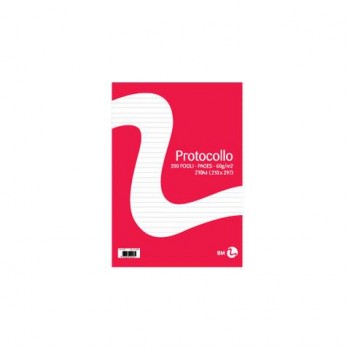 Pacco da 200 fogli protocollo 1rigo