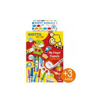 Giotto Bebé My Finger Puppets Coloring & play