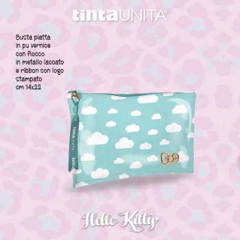 Busta piatta in vernice 14x22cm - Hello Kitty 2