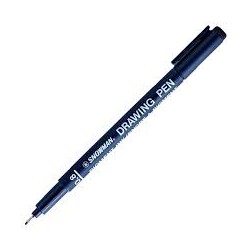 Pennarello Graphos Snowman 700 Drawing Pen Pigment Ink Nero 0.05