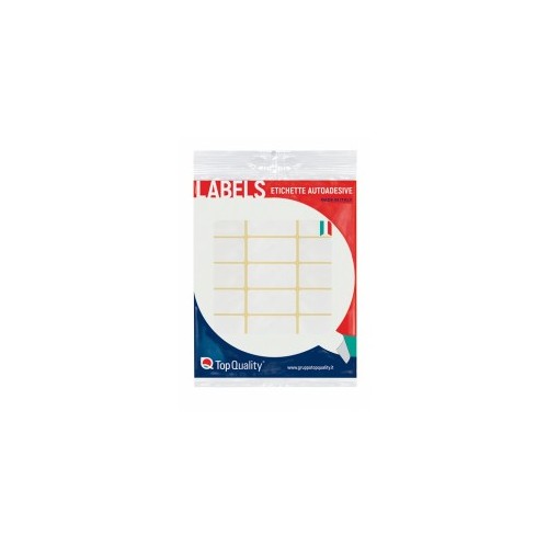 Etichette adesive bianche 27x17mm - Bustina da...