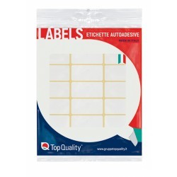 Etichette adesive bianche 37x27mm - Bustina da 150 etichette