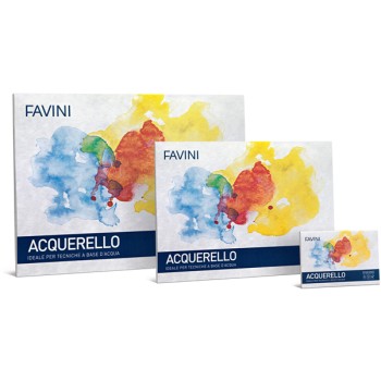 Blocco acquerello 10 fogli 340gr 25x35cm Favini