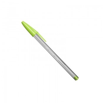 Penna Bic Cristal Fun large 1.6 verde chiaro