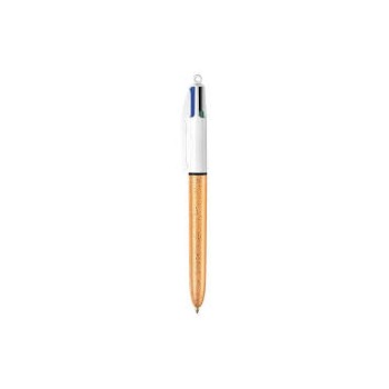 Penna a sfera a scatto Bic 4 colours fusto Champagne...