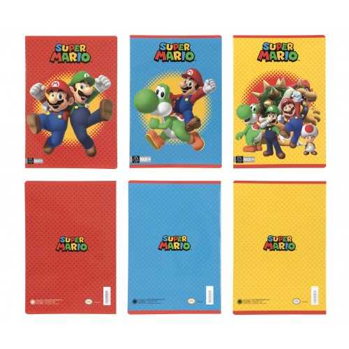 Maxi Quaderno A4 +30% Di Fogli Rigo A Super Mario
