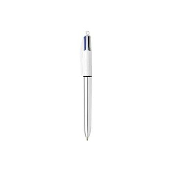 Bic 4 colori Shine - fusto Argento