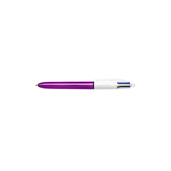 Bic 4 colori Shine - fusto Viola
