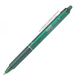 Penna sfera a scatto frixionball clicker 0,7mm verde pilot