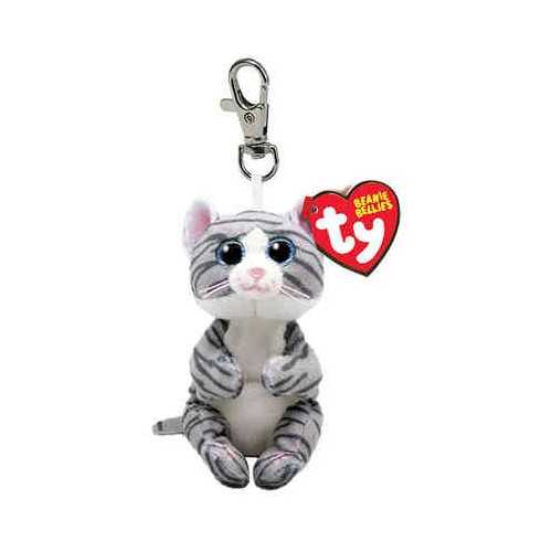 Peluche Ty con gancio - Gattino grigio