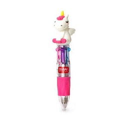 Mini Penna a sfera 4 colori Unicorno