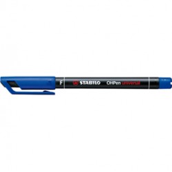 Pennarello stabilo ohpen 842 permanente fine blu