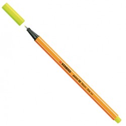 Pennarello stabilo point 88/024 giallo neon