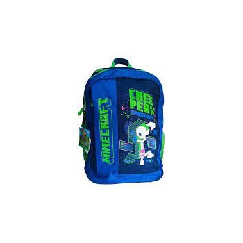 Zaino scolastico organizzato Minecraft Creeper