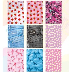 Maxi Quaderno A4 Tinta Unita Fashion Girl 50 Special 100gr quadretto piccolo 4mm