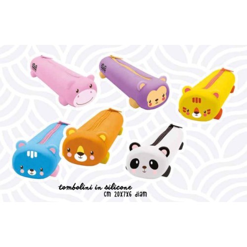 Tombolino in silicone animali Tinta Unita Zoo(1...