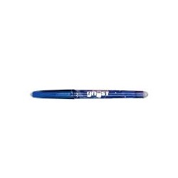 Penna cancellabile ricaricabile Ghost con tappo - Colore blu
