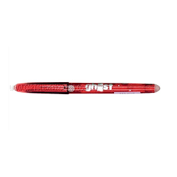 Penna cancellabile ricaricabile Ghost con tappo - Colore rosso