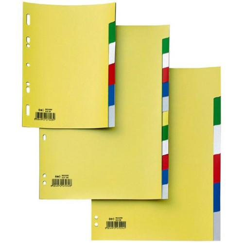 Divisori in plastica per raccoglitore ad anelli...