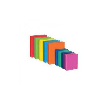 Raccoglitore ad anelli f.to A5 a 4 anelli - colori assortiti