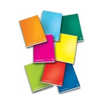 Quaderno A5 Rig.5mm colori assortiti