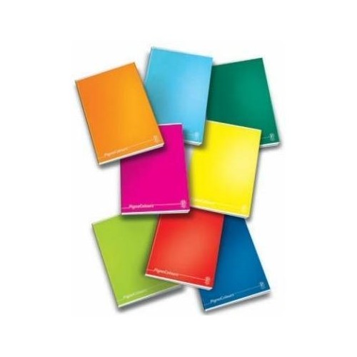Quaderno A5 Rig.5mm colori assortiti