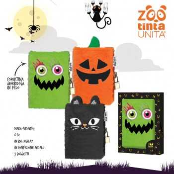 Diario segreto in peluche con lucchetto e chiave - Tinta...