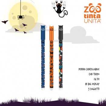 Penna cancellabile con tappo inchiostro blu Tinta Unita...