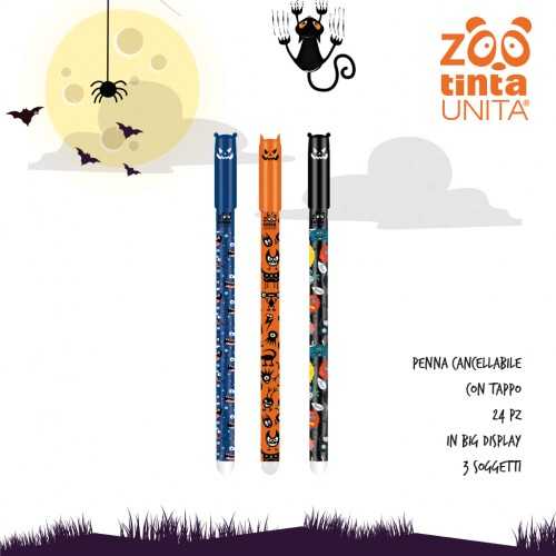 Penna cancellabile con tappo inchiostro blu...