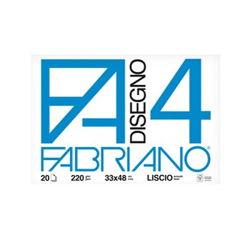 Album blocco Fabriano4 33x48cm 220gr 20fg liscio