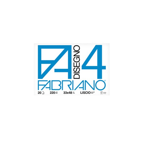Album blocco Fabriano4 33x48cm 220gr 20fg liscio