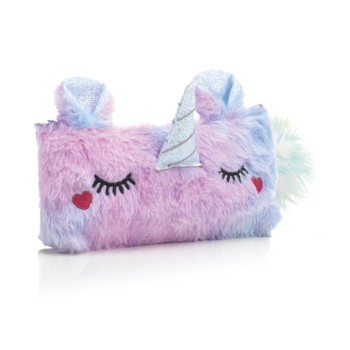 Pochette in peluche - Unicorn