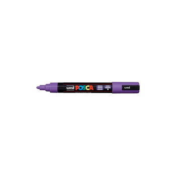 Marcatore uni posca pc5m p. Media 1,8-2,5 mm viola