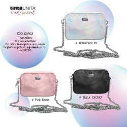 Tracollina Iridescent/Metal con catenina