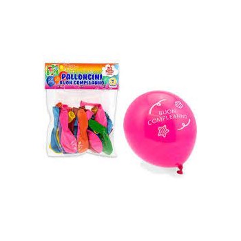 Palloncini colorati con scritta Buon compleanno Large -...