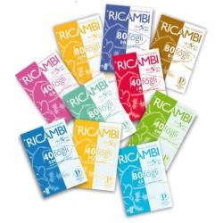 Ricambi A4 forati 5mm senza rinforzo - Cf. 40fg