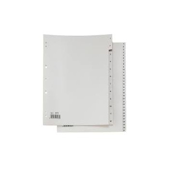 Separatori numerici f.to A4 per raccoglitore ad anelli -...