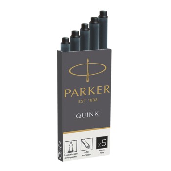 Scatola da 5 Cartucce Inchiostro Stilografico Parker...