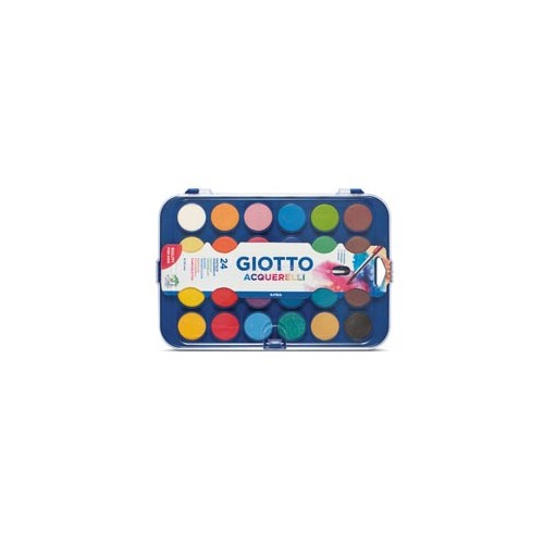 Acquerelli Giotto da 24 colori pastiglie da 30mm