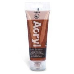 Tempera acrilica Primo Tubetto 75ml Terra di Siena bruciata